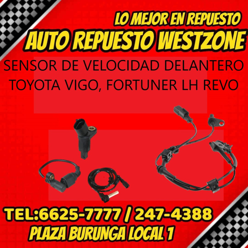 SENSOR DE VELOCIDAD DELANTERO DE TOYOTA VIGO , FORTUNER LH REVO