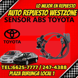 SENSOR ABS TOYOTA YARIS...