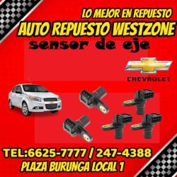 SENSOR DE EJE DE LEVA CHEVROLETH AVEO DEL 05-12