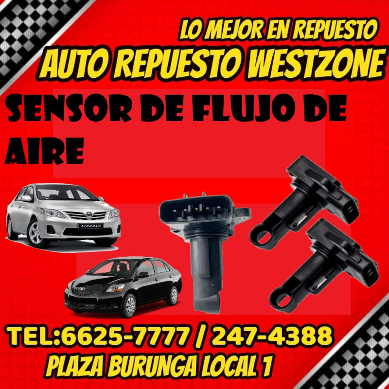 SENSOR DE FLUJO DE AIRE TOYOTA COROLLA, YARIS 1NZ/1ZZ