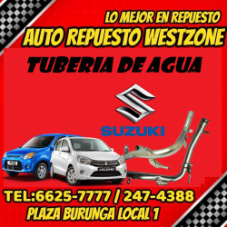 Tuberia agua suzuki celerio...