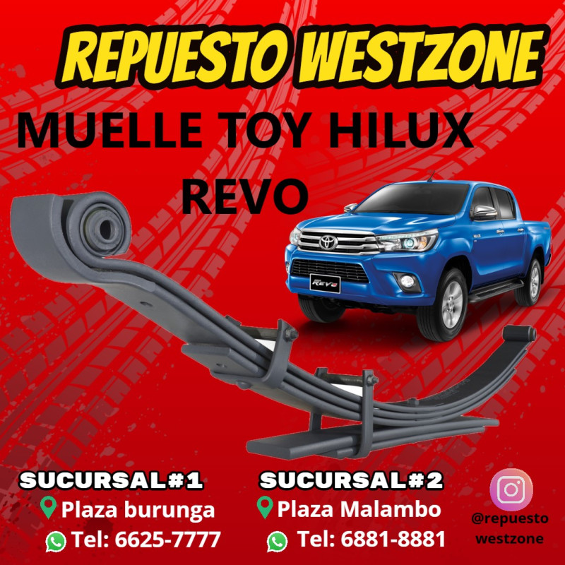 MUELLE toyota hilux revo 16-