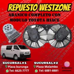 Abanico Toyota Hiace con...