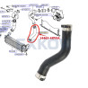 Manguera intercooler turbo nissan frontier np300