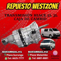 Transmisión toyota hiace 3L 5L
