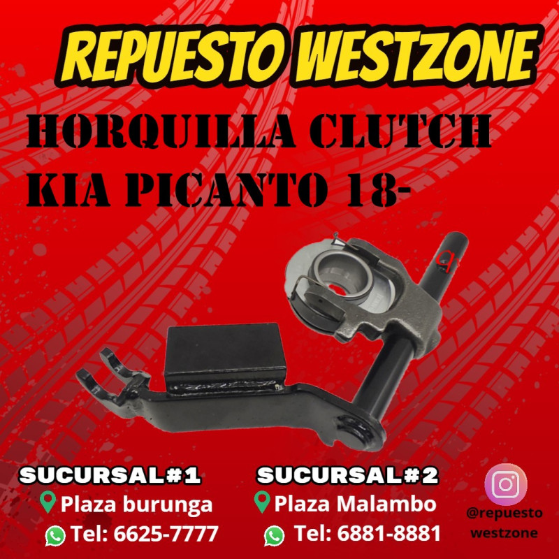 Horquilla clutch kia picanto 18- completo