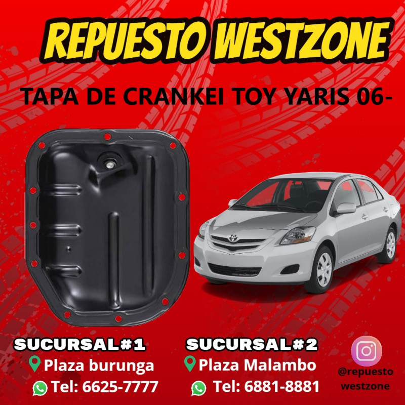TAPA CRANKEI TOYOTA YARIS 06-13