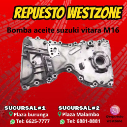 Bomba aceite suzuki vitara M16