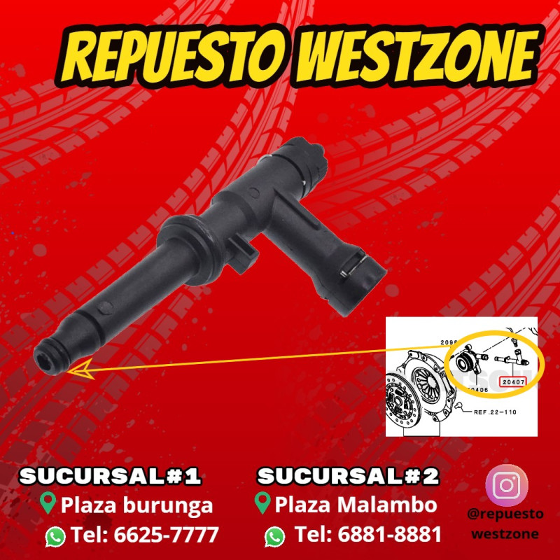 Adaptador manguera balinera clutch mitsubishi lancer L200 outlander