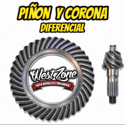 piñon y corona diferencial...