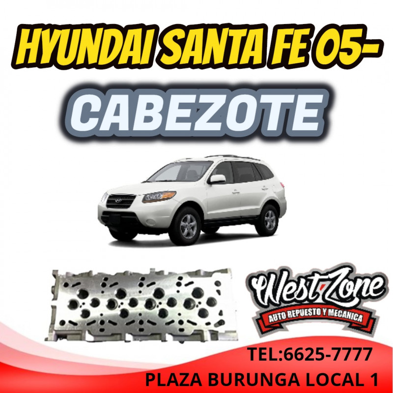 Cabezote hyundai SANTAFE 2.2 05-