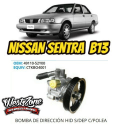 Bomba power steering nissan sentra b13