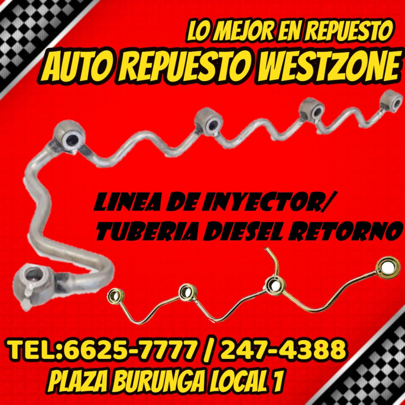 Linea de inyector diesel Toyota Hilux Vigo 1KD