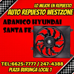 Abanico Hyundai Santa FE