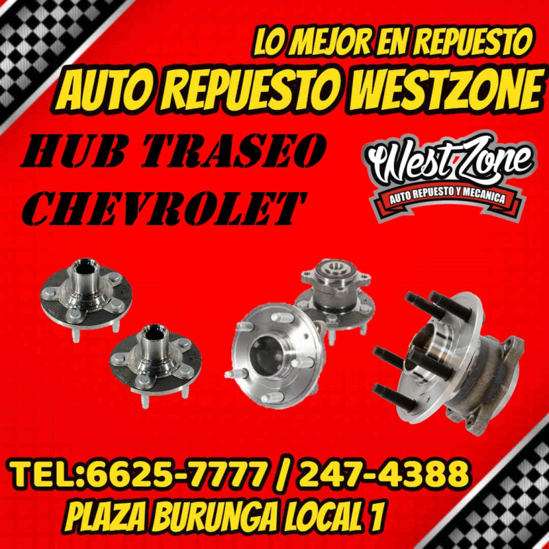 hub trasero Chevrolet trax