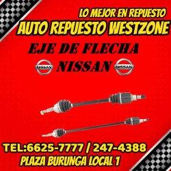 EJE DE FLECHA NISSAN VERSA...